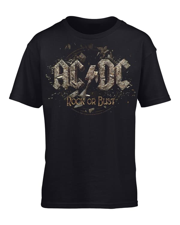 Ac/Dc Rock Or Bust Lasten T-Paita