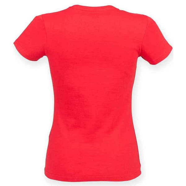 SF Womens/Ladies Feel Good Heather Stretch T-Shirt