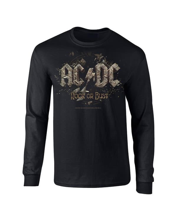 AC/DC Rock or bust mens Longsleeve t-shirt