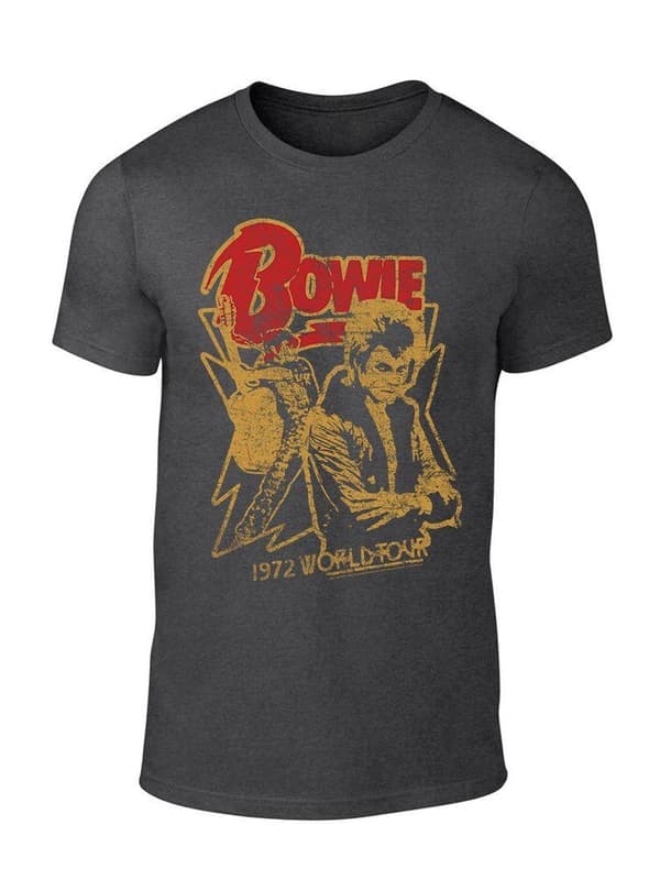 David Bowie 1972 Tour  T-Paita