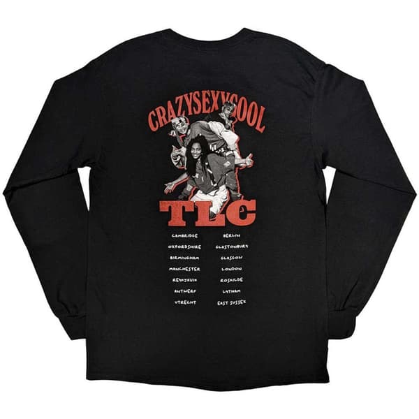 TLC Unisex Adult CrazySexyCool Photo European Tour 2022 Cotton Long-Sleeved T-Shirt