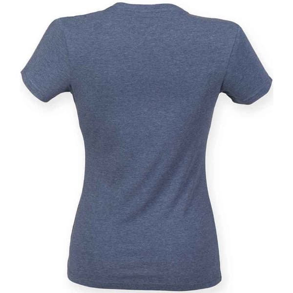 Skinni Fit Womens/Ladies Feel Good Heather T-Shirt