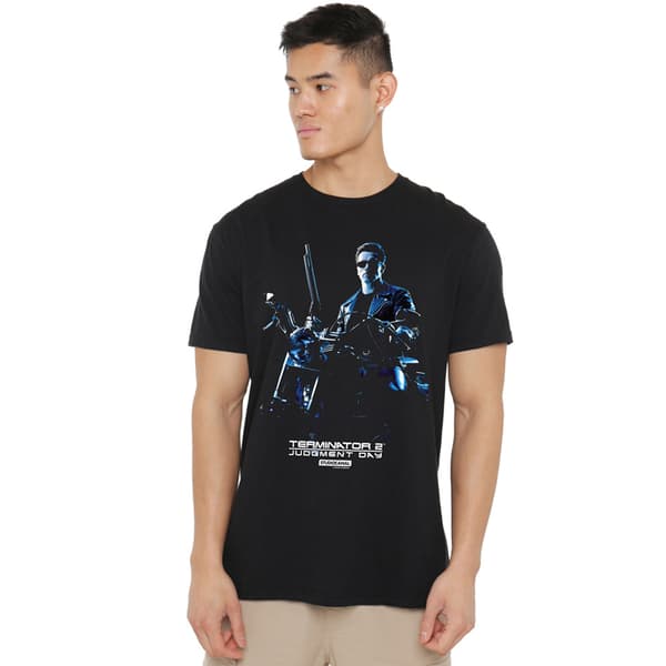Terminator 2 T-shirt för motorcykel för män