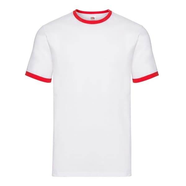 Fruit of the Loom Mens Contrast Ringer T-Shirt