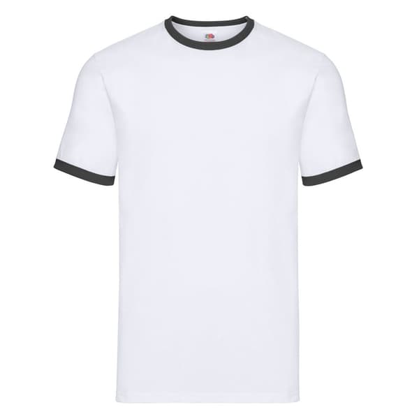 Fruit of the Loom Mens Contrast Ringer T-Shirt