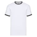 Miniatyrbilde 1 av 3: Fruit of the Loom Mens Contrast Ringer T-Shirt