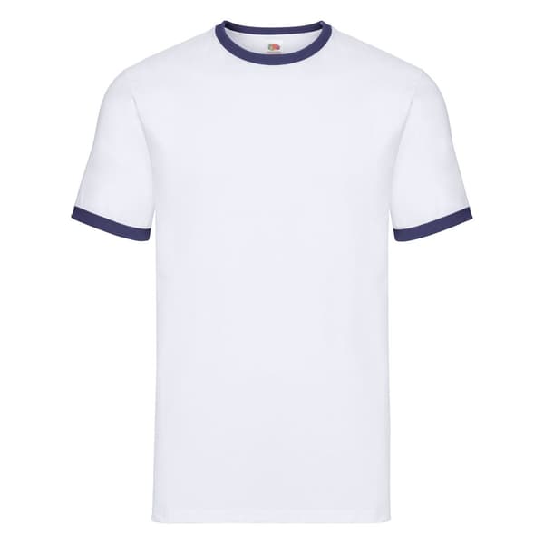 Fruit of the Loom Mens Contrast Ringer T-Shirt