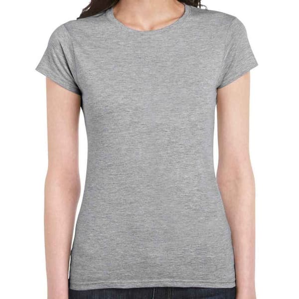Gildan Dam/Tjej Softstyle Ringspun Bomull Passform T-shirt