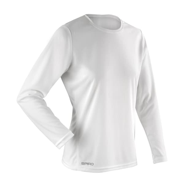 Spiro Womens/Ladies Performance Long-Sleeved T-Shirt