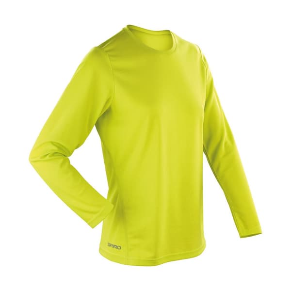 Spiro Womens/Ladies Performance Long-Sleeved T-Shirt