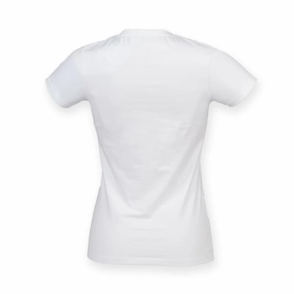 Skinni Fit Womens/Ladies Feel Good Stretch V Neck T-Shirt
