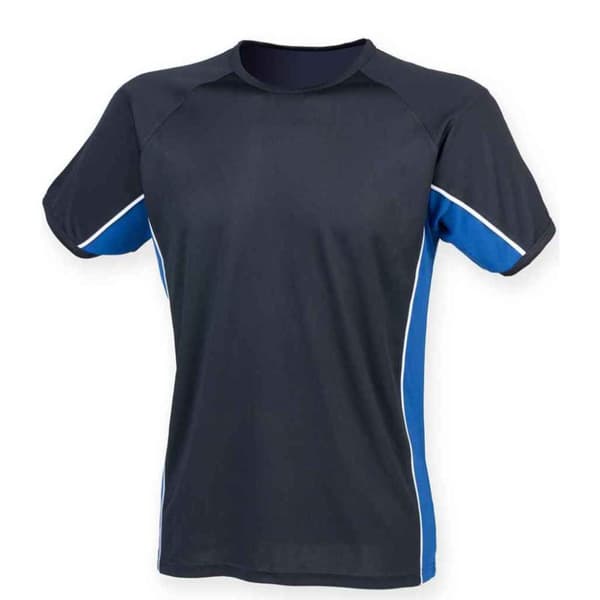 Finden & Hales Performance t-shirt med paneler för herrar