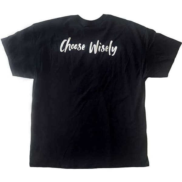 J Cole Unisex Adult Choose Wisely Back Print T-Shirt