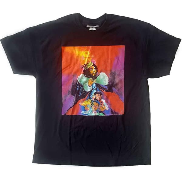 J Cole Unisex Adult Choose Wisely Back Print T-Shirt Black S