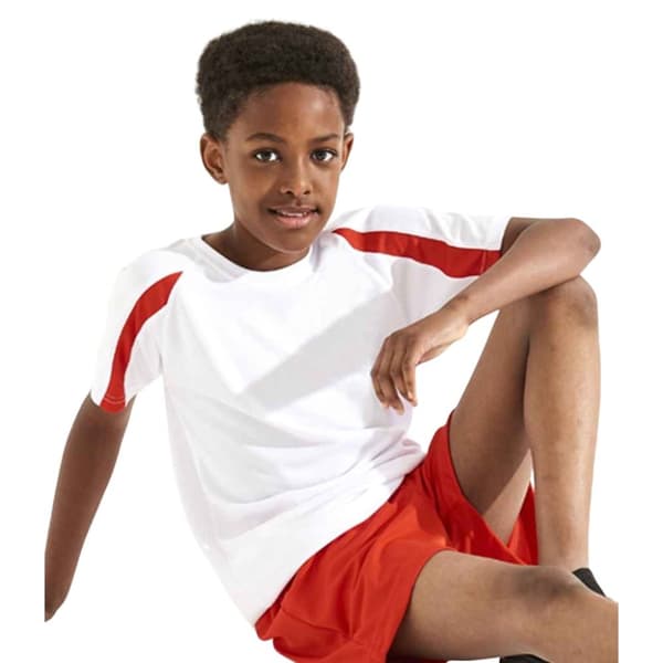 AWDis Cool Childrens/Kids Contrast Moisture Wicking T-Shirt
