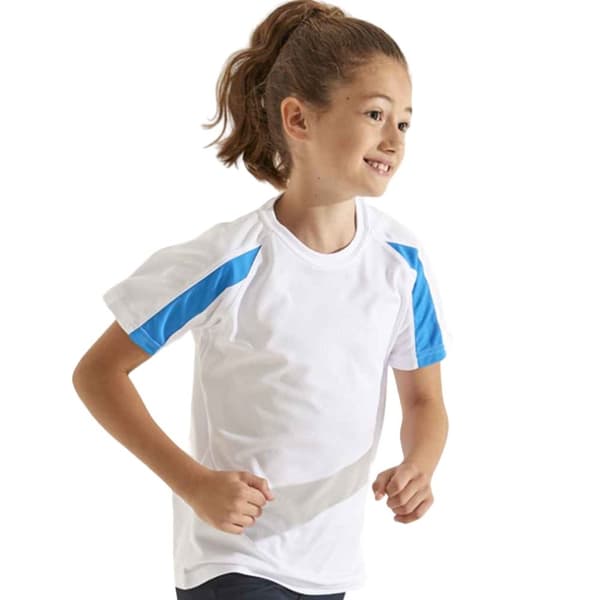 AWDis Cool Childrens/Kids Contrast Moisture Wicking T-Shirt