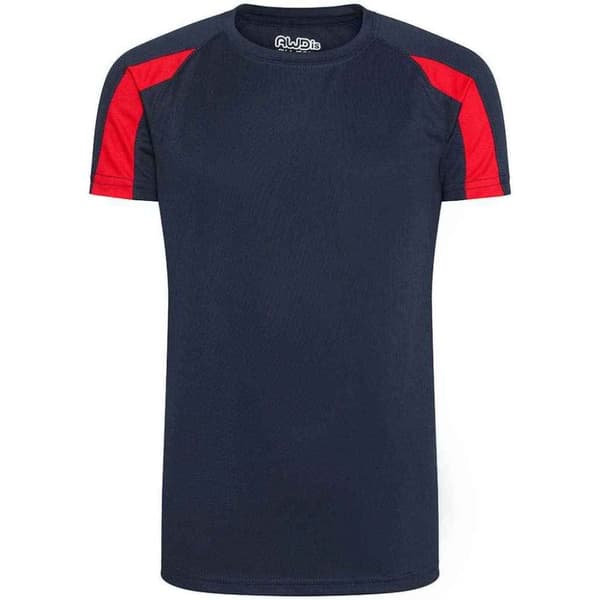 AWDis Cool Childrens/Kids Contrast Moisture Wicking T-Shirt