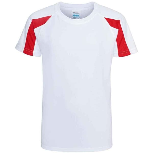 AWDis Cool Childrens/Kids Contrast Moisture Wicking T-Shirt