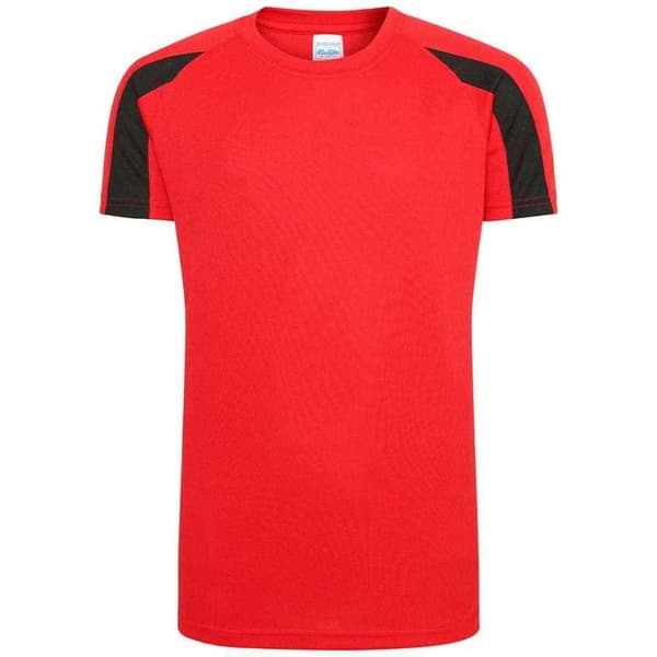 AWDis Cool Childrens/Kids Contrast Moisture Wicking T-Shirt