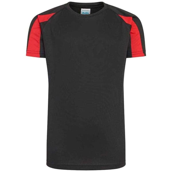 AWDis Cool Childrens/Kids Contrast Moisture Wicking T-Shirt