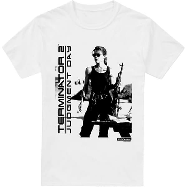 Terminator 2 Mens Sarah Connor T-Shirt