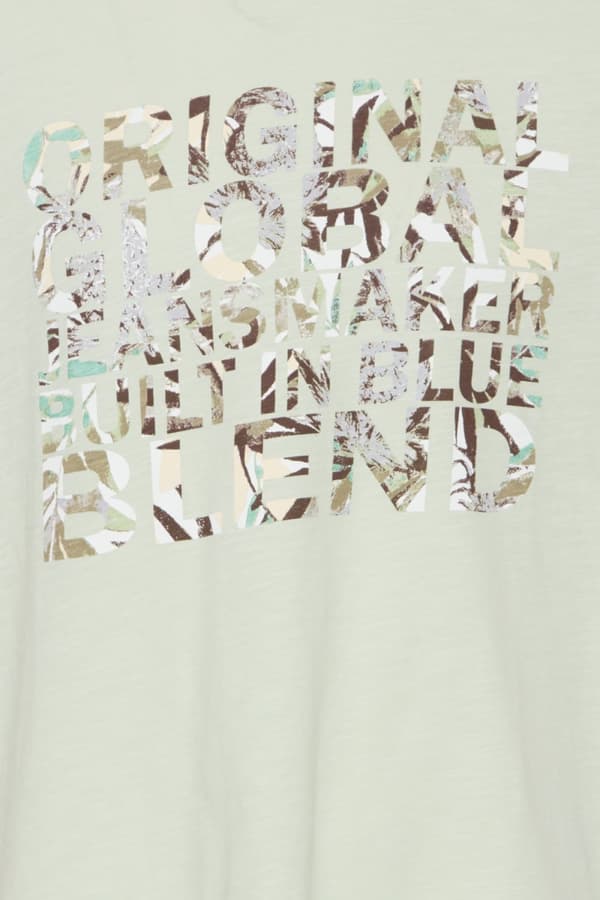 Blend - T-shirt 20716488 Textprint på bröstet