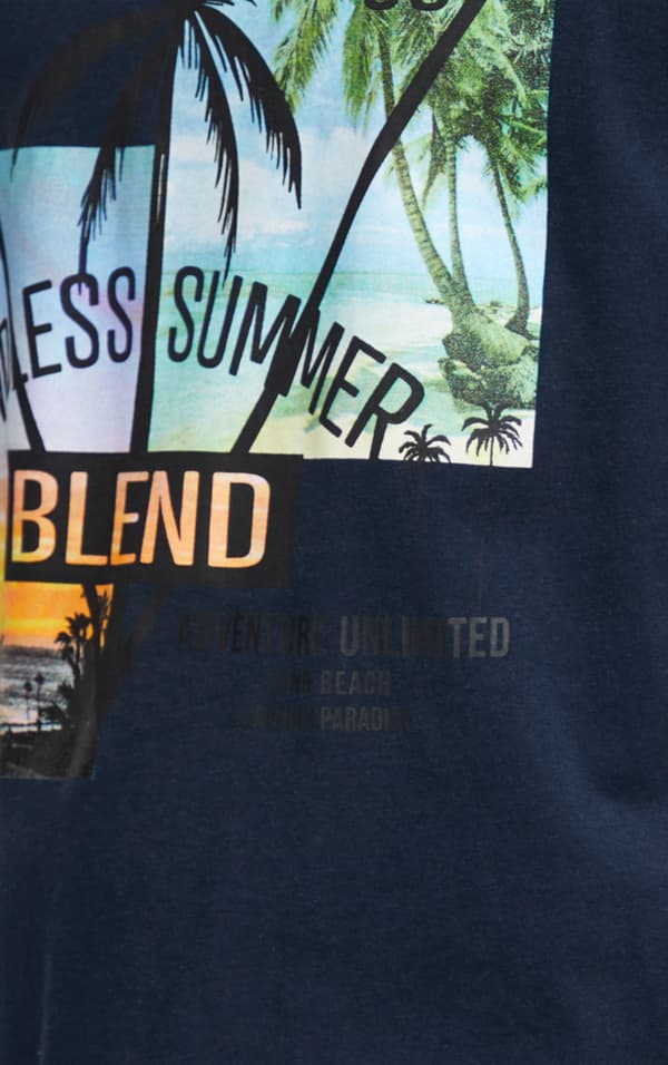 Blend - T-shirt 20716489 Fotoprint palmer