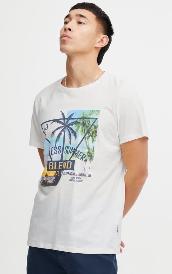 Blend - T-shirt 20716489 Fotoprint palmer