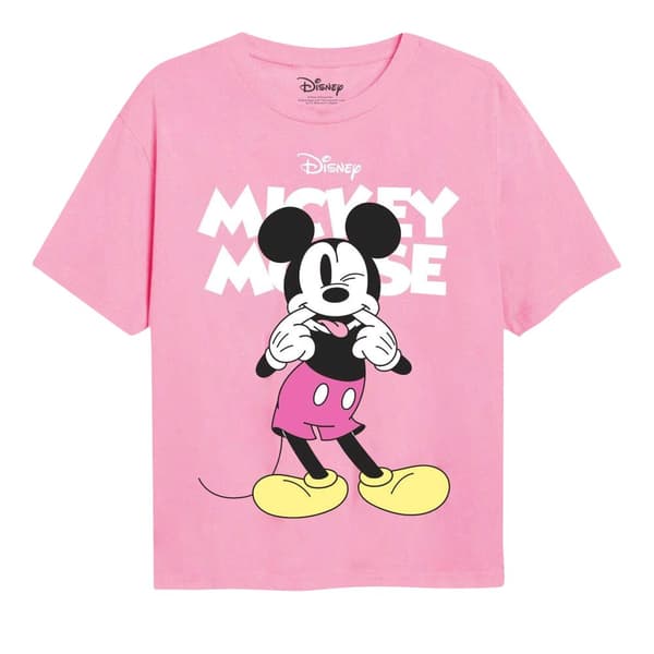 Disney Musse Pigg Silly Face T-shirt för flickor Light Pink 5-6 Years