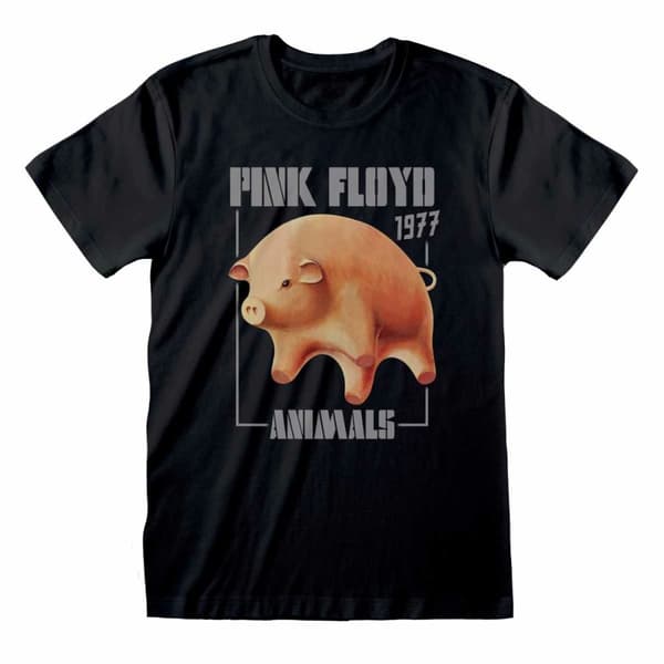 Pink Floyd Unisex T-shirt med dyr til voksne