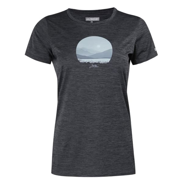 Regatta Dam/Tjej Fingal VIII Scenery Marl T-shirt Seal Grey 22 UK