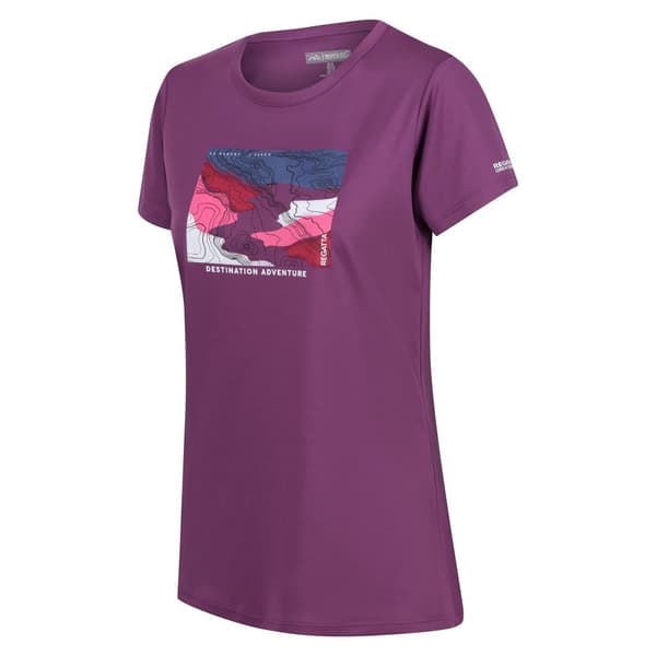 Regatta Womens/Ladies Fingal VIII Terrain Print T-Shirt