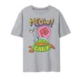 Miniatyrbillede 1 af 3: SpongeBob SquarePants Mens Meow Gary Marl T-Shirt