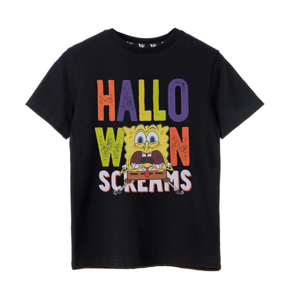 SpongeBob SquarePants Childrens/Kids Halloween Screams T-Shirt