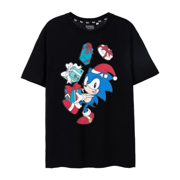 Sonic The Hedgehog T-shirt "Present Christmas" för herrar