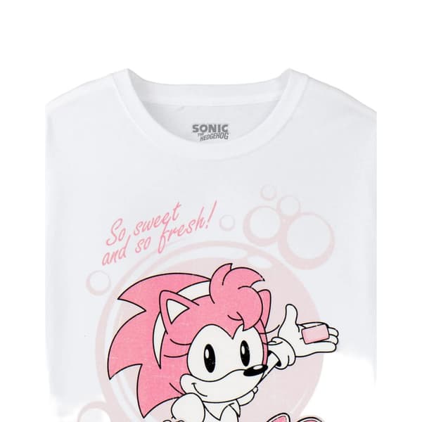 Sonic The Hedgehog Kortärmad t-shirt - dam/dam Amy´s Bubblegum
