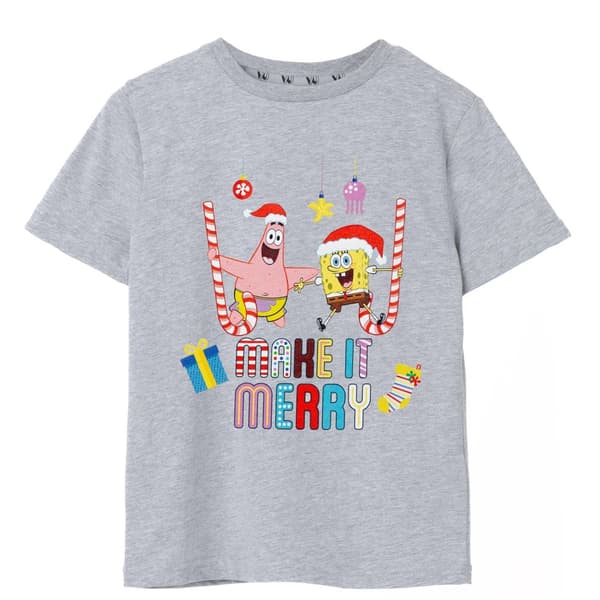 SpongeBob SquarePants T-shirt "Make It Merry Christmas" för pojkar