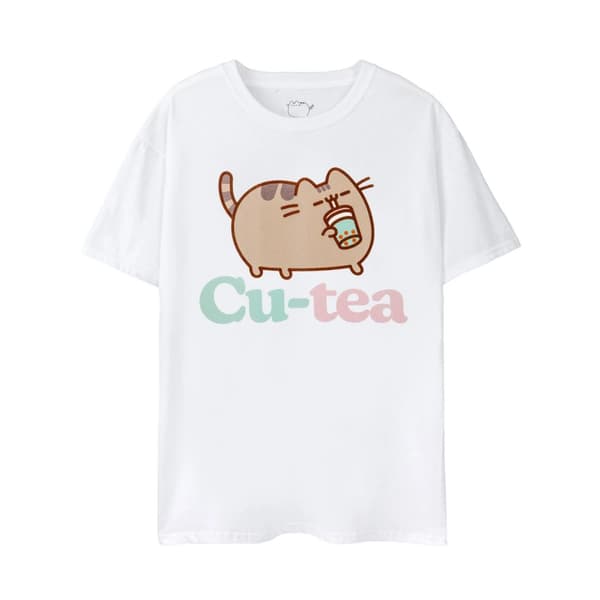 Pusheen Womens/Ladies Cutea T-Shirt White M