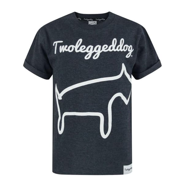 Two Legged Dog T-shirt med pufftryck för barn/unga