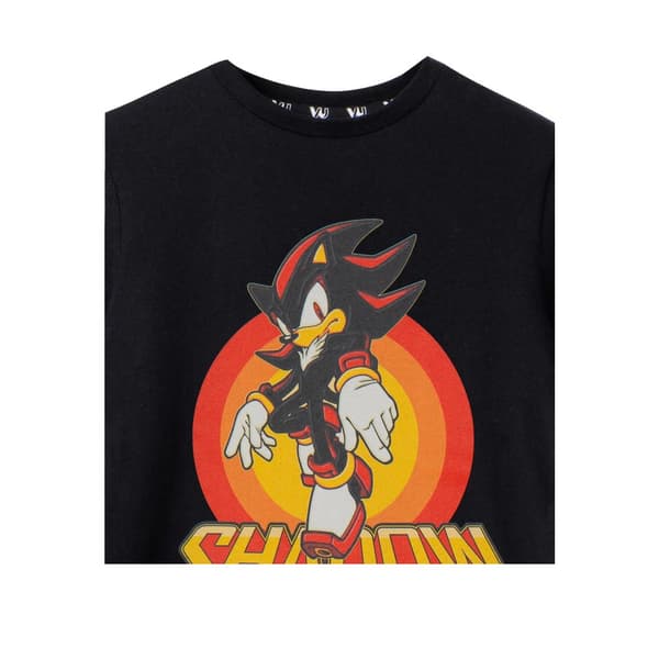 Sonic The Hedgehog Boys Shadow Rings Short-Sleeved T-Shirt