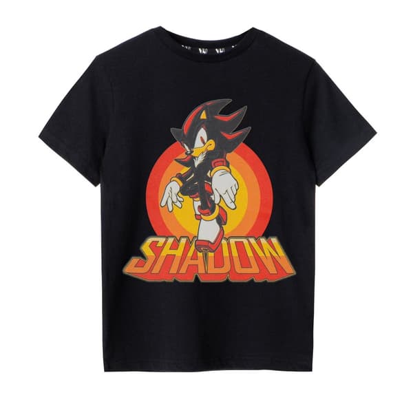 Sonic The Hedgehog Boys Shadow Rings Short-Sleeved T-Shirt