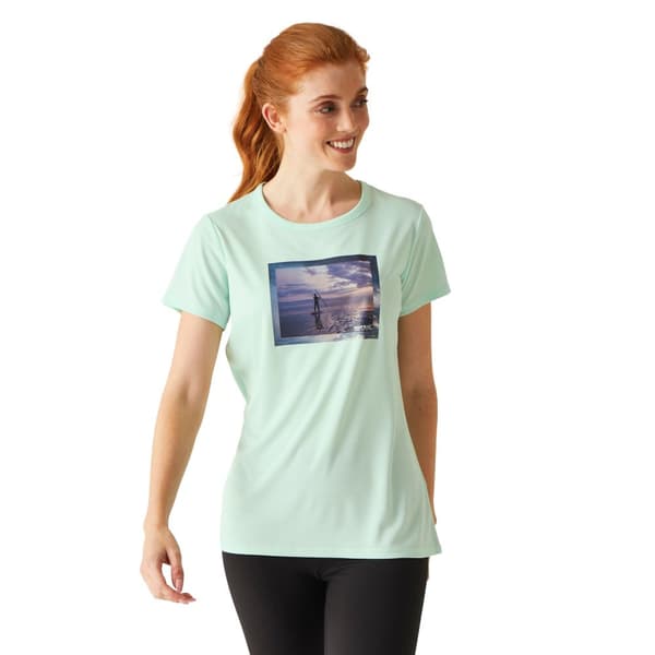 Regatta Dam/Tjej Fingal VIII Surf T-shirt med tryck