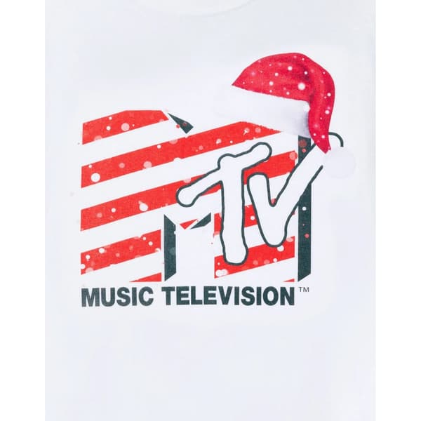 MTV Unisex T-shirt med tomteluva för vuxna