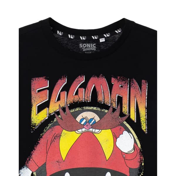 Sonic The Hedgehog Mens Doctor Eggman Short-Sleeved T-Shirt
