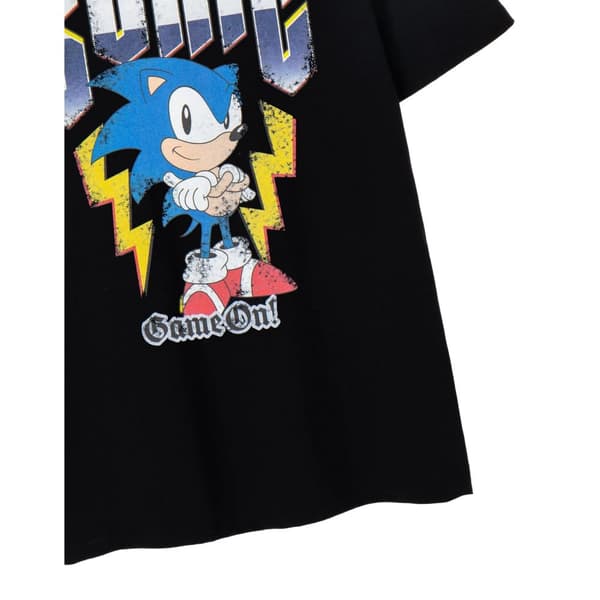 Sonic The Hedgehog Mens Game On! Short-Sleeved T-Shirt