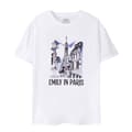 Miniatyrbild 1 av 3: Emily In Paris Kortärmad t-shirt - dam/dam Sketchy Cityscape