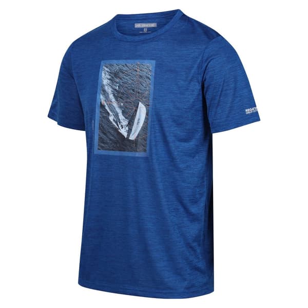 Regatta Mens Fingal VIII Sailboat Marl T-Shirt