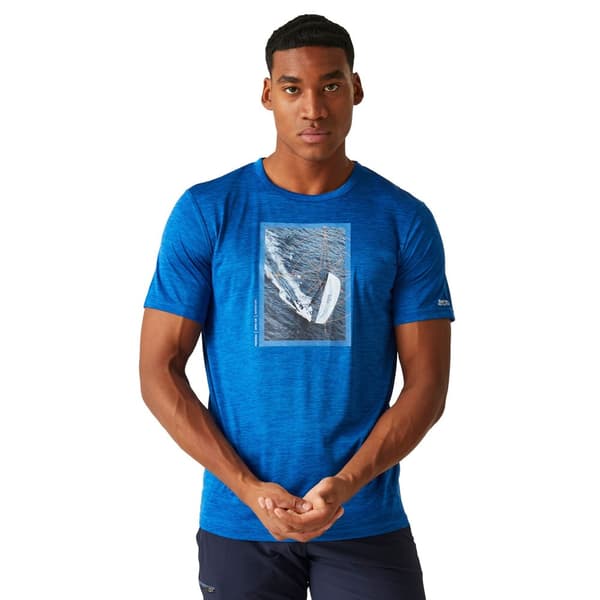 Regatta Mens Fingal VIII Sailboat Marl T-Shirt