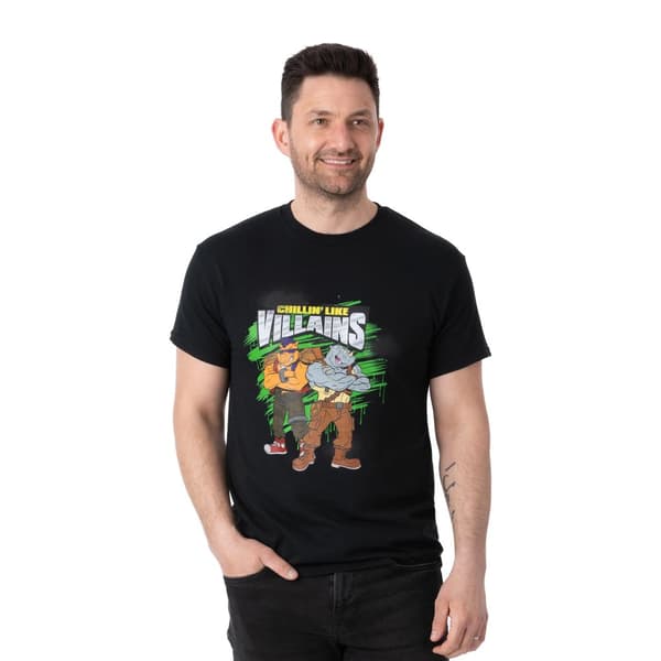 Teenage Mutant Ninja Turtles Mens Villains Bebop & Rocksteady T-Shirt