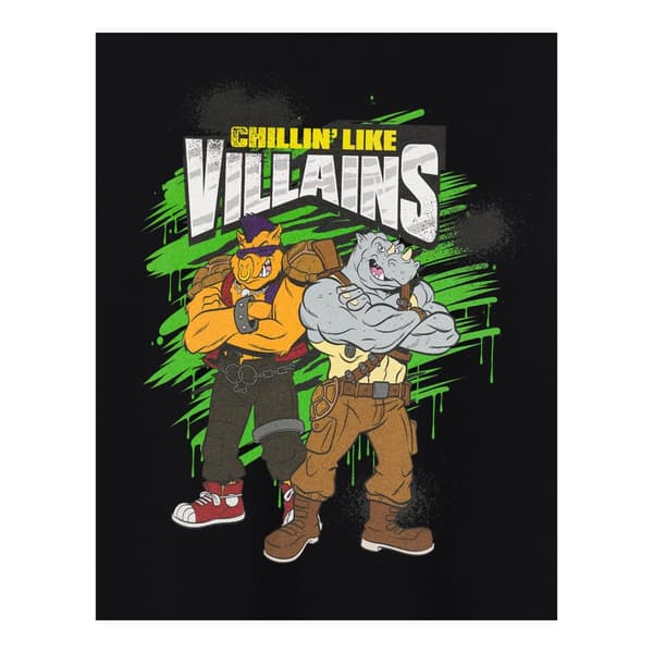 Teenage Mutant Ninja Turtles Mens Villains Bebop & Rocksteady T-Shirt